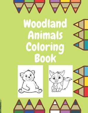 Woodland Animals Coloring Book