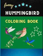 Funny hummingbird coloring book