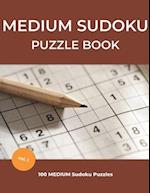 Medium Sudoku Puzzle Book