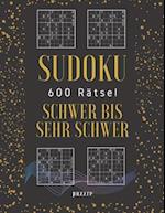 Sudoku 600 Rätsel Schwer Bis Sehr Schwer