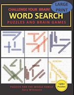 Challenge Your Brain Word Search Puzzles and Brain Games