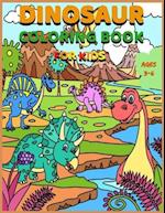 Dinosaur Coloring Book for Kids Ages 3-6