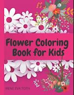 Flower Coloring Book for Kids