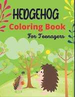 HEDGEHOG Coloring Book For Teenagers