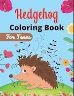 Hedgehog Coloring Book For Teens