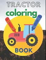 Tractors Coloring Book