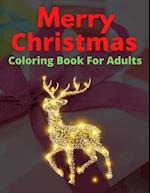 Merry Christmas Coloring Book For Adults