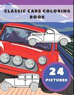 Classic Cars Coloring Book