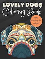 Lovely Dogs Coloring Book