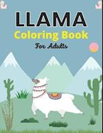 LLAMA Coloring Book For Adults