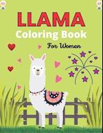 LLAMA Coloring Book For Women