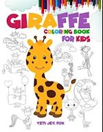 Giraffe coloring book for kids