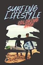 surfing lifestyle coloring book
