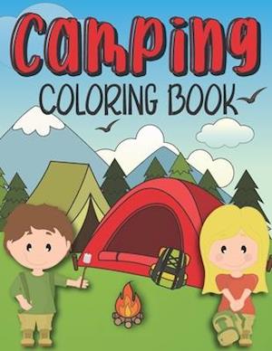 Camping Coloring Book