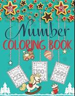 Number Coloring Book for KIDS Ages 4-8