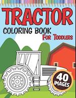 Tractor Coloring Book for Toddlers