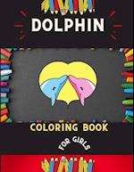 Dolphin coloring book for girls