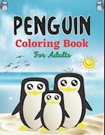 PENGUIN Coloring Book For Adults