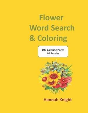 Flower Word Search and Coloring