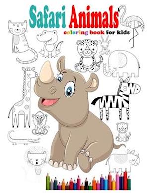 Safari Animals coloring book for kids