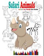 Safari Animals coloring book for kids