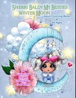 Sherri Baldy My Besties Winter Moon Adult Coloring Book and all ages