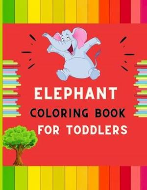 Elephant coloring book for toddlers