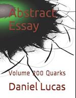 Abstract Essay