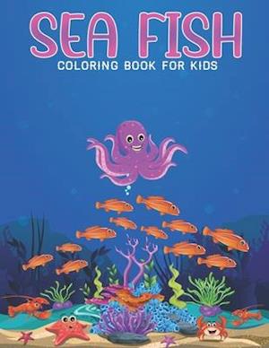 Sea Fish Coloring Book For Kids