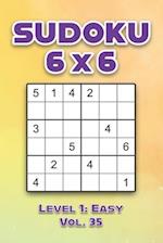 Sudoku 6 x 6 Level 1