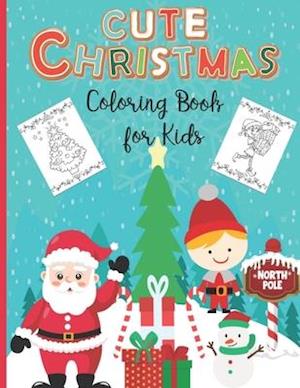 Cute Christmas Coloring Book For Kids