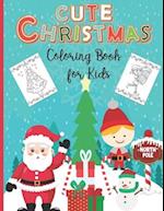 Cute Christmas Coloring Book For Kids