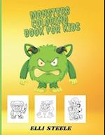 Monsters Coloring Book For Kids