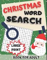 Christmas Word Search Book for Adult Large Print