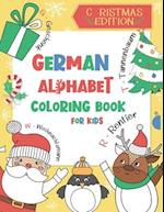 German Alphabet Coloring Book for Kids