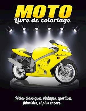 Livre de Coloriage Moto