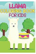 llama coloring book for kids