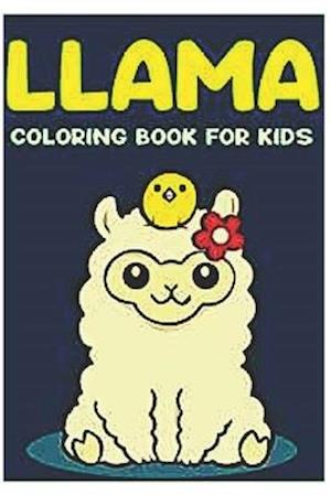 llama coloring book for kids