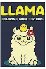 llama coloring book for kids