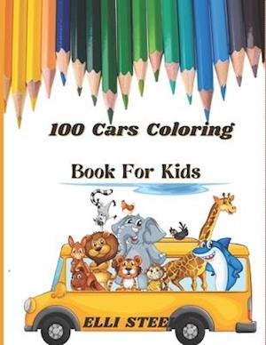 100 Cars Coloring Book For Kids