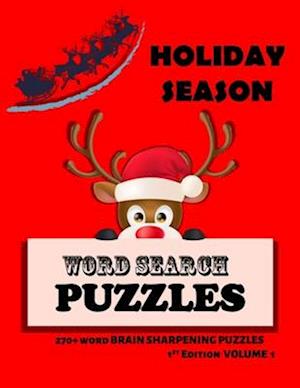 Holiday Season Word Search Puzzles