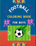 Football coloring book for boys