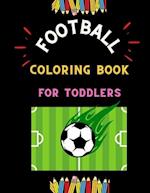Football coloring book for toddlers