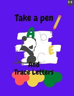 Take a Pen And Trace Letters