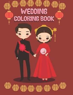 Wedding Coloring Book: coloring book for kids ages 4-8