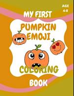 My First Pumpkin Emoji Coloring Book