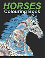 HORSES Colouring Book