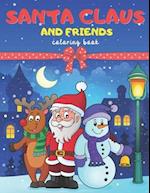 Santa Claus and Friends Coloring Book