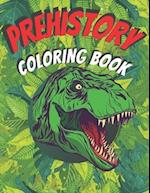 Prehistory Coloring Book