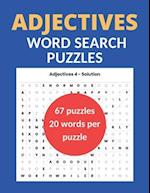 Adjectives Word Search Puzzles